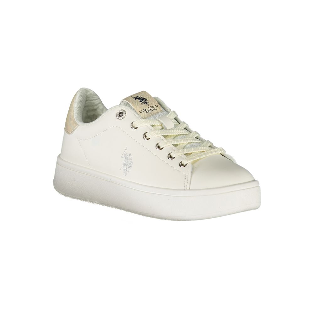 U.S. POLO ASSN. White Polyester Sneaker