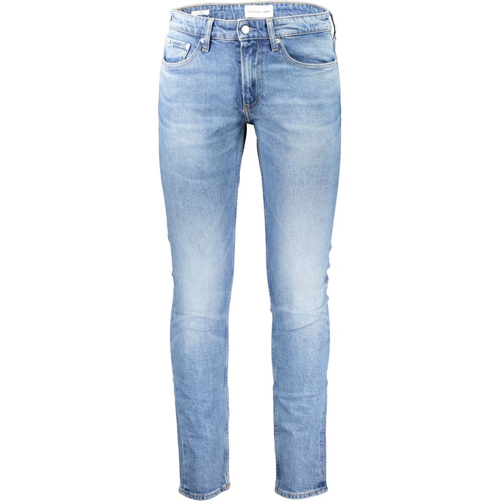 Calvin Klein Blue Cotton Jeans & Pant