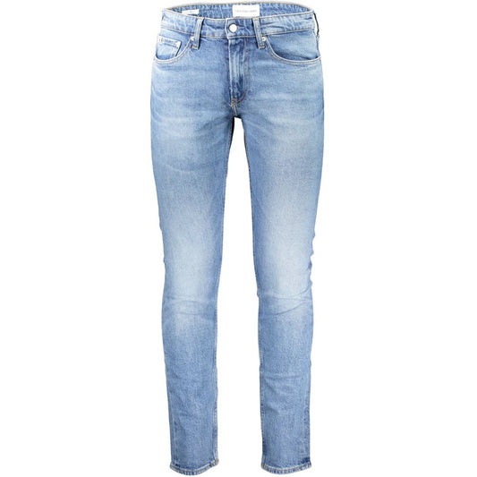 Calvin Klein Blue Cotton Jeans & Pant