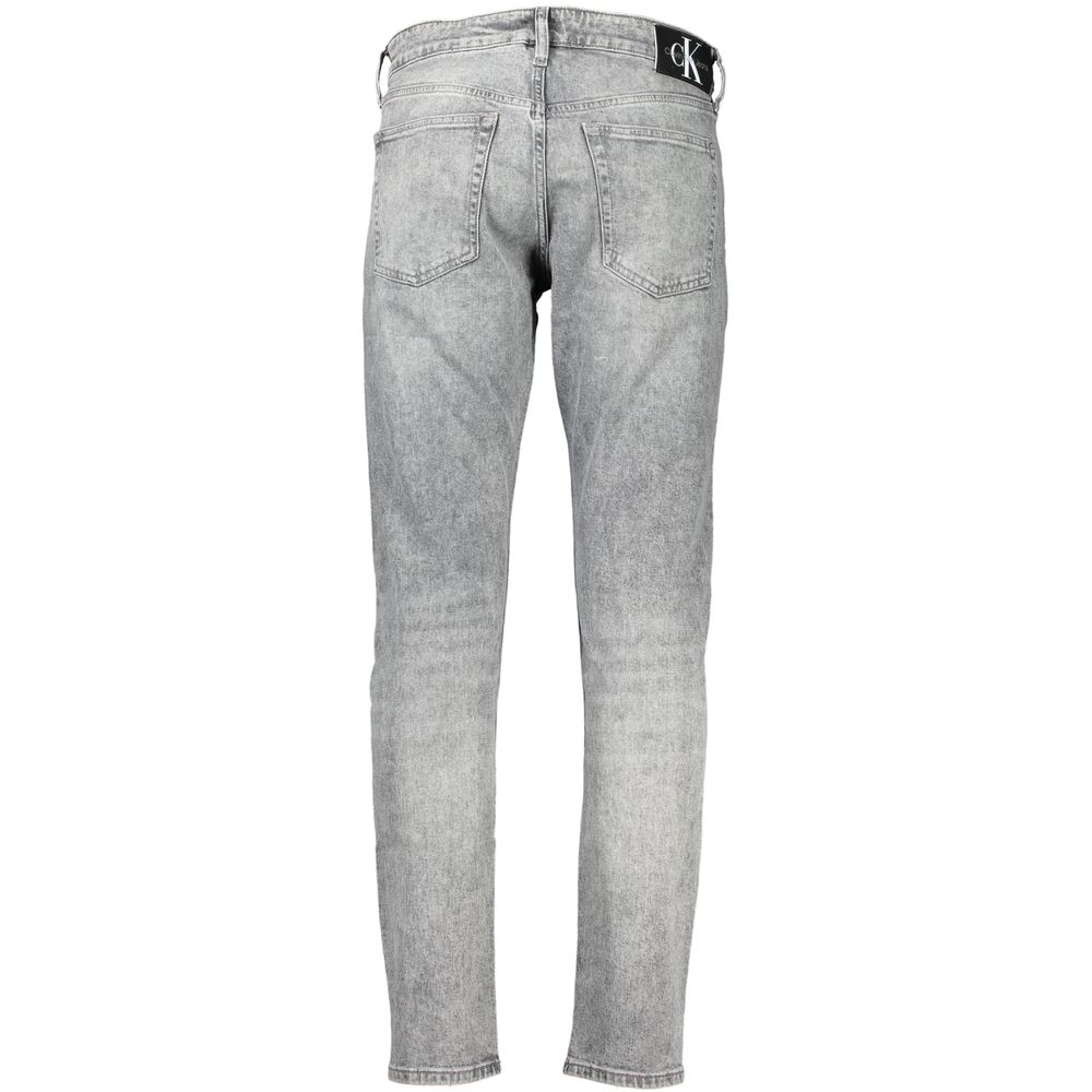 Calvin Klein Gray Cotton Jeans & Pant