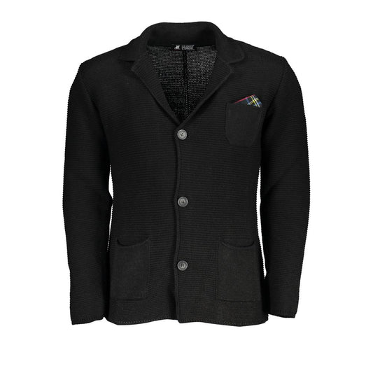 U.S. Grand Polo Black Fabric Sweater