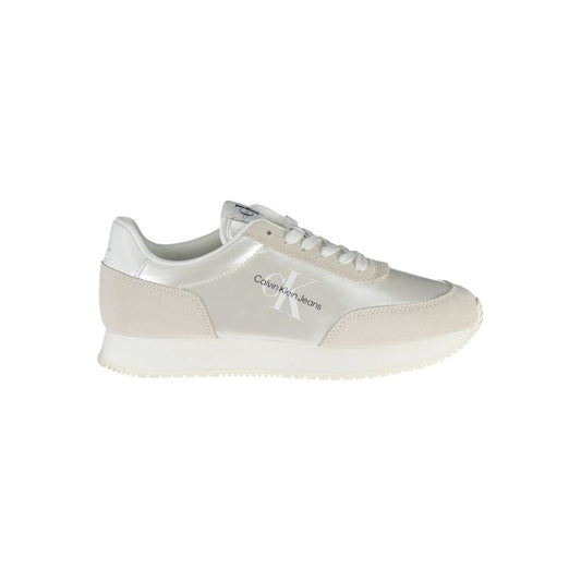 Calvin Klein White Polyester Sneaker