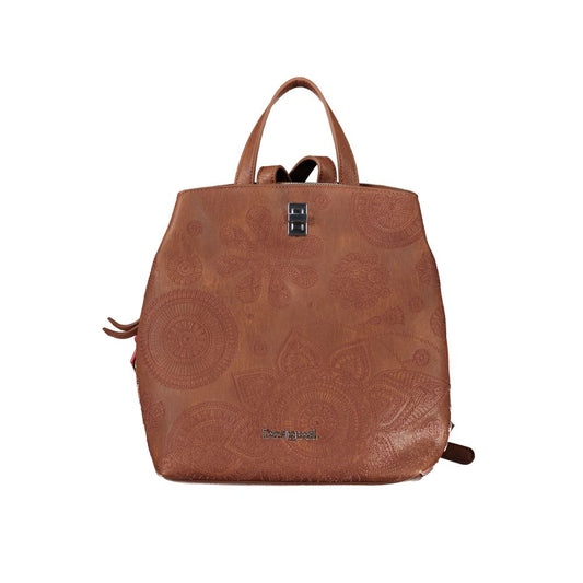 Desigual Brown Polyethylene Backpack