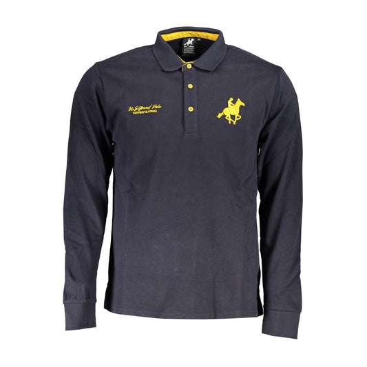 U.S. Grand Polo Blue Cotton Polo Shirt