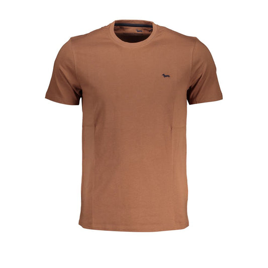 Harmont & Blaine Brown Cotton T-Shirt