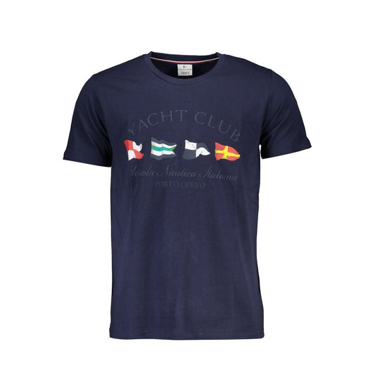 Scuola Nautica Blue Cotton T-Shirt