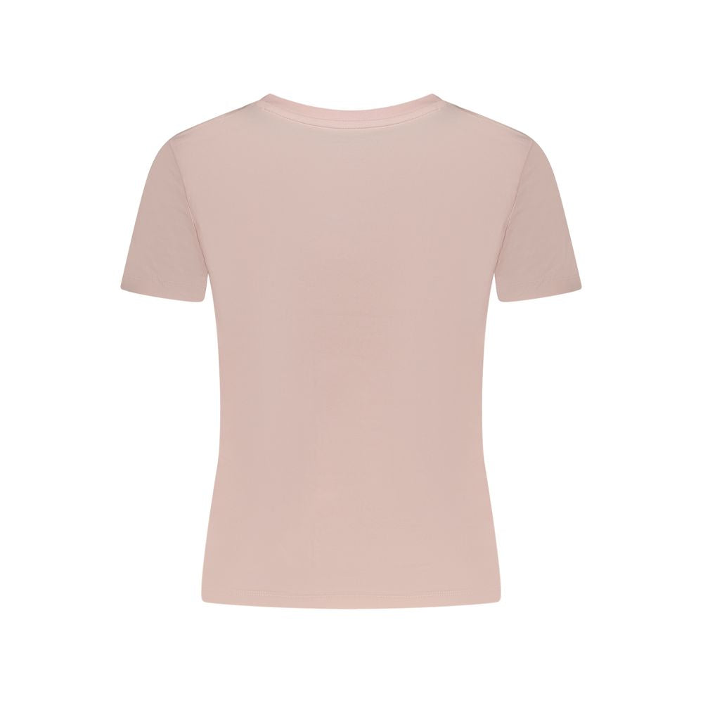 Guess Jeans Pink Cotton Tops & T-Shirt