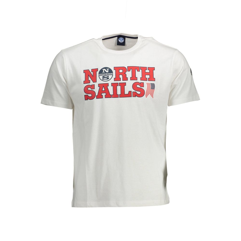 North Sails White Cotton T-Shirt