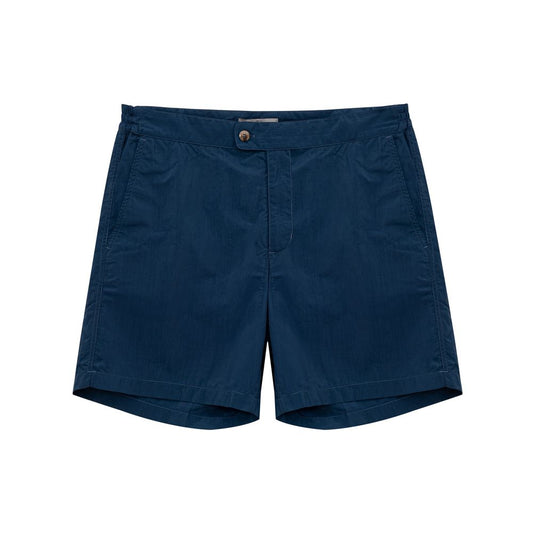 Canali Blue Polyamide Swim Short