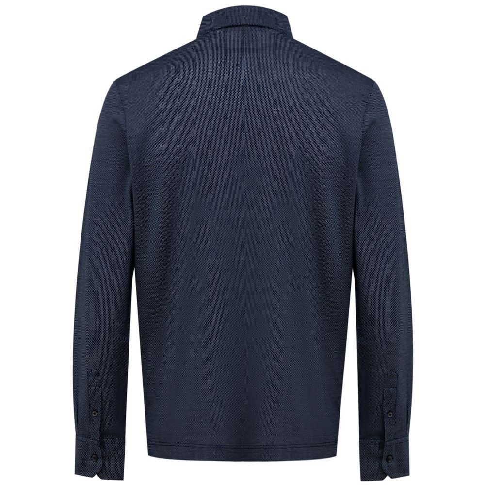Canali Blue Cotton Shirt