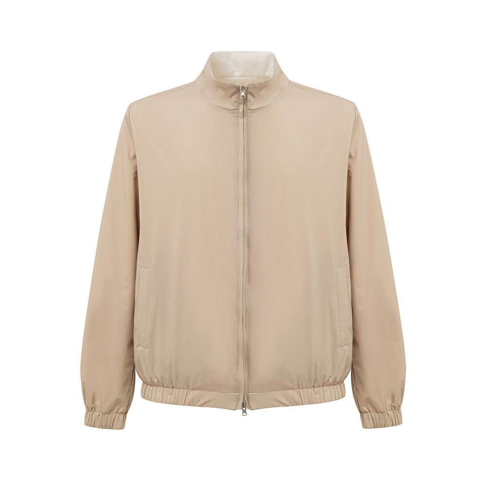 Gran Sasso Beige Polyester Jackets & Coat