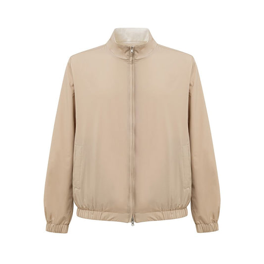 Gran Sasso Beige Polyester Jackets & Coat