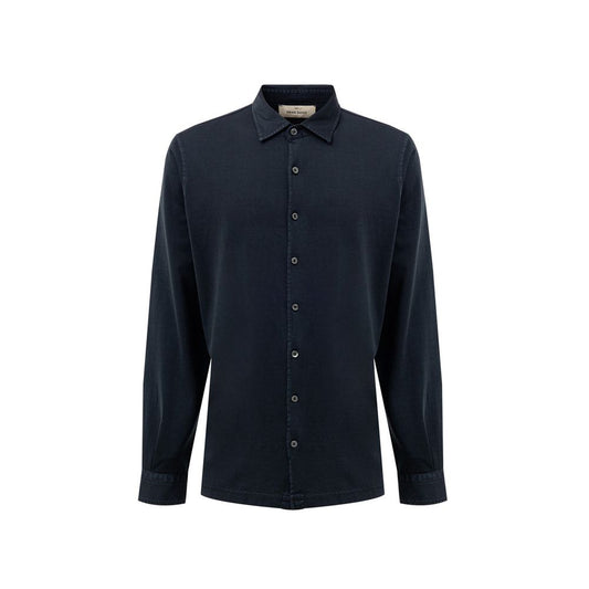 Gran Sasso Blue Linen Shirt