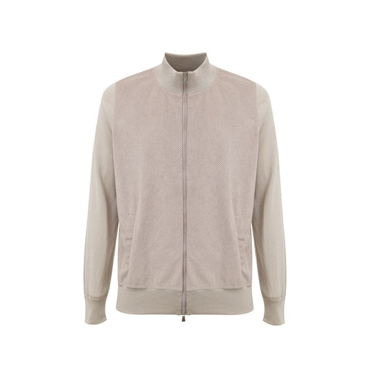 Gran Sasso Beige Cotton Jackets & Coat