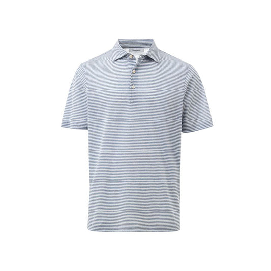 Gran Sasso Blue Cotton Polo Shirt