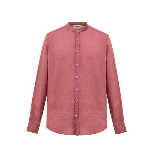 Gran Sasso Red Linen Shirt