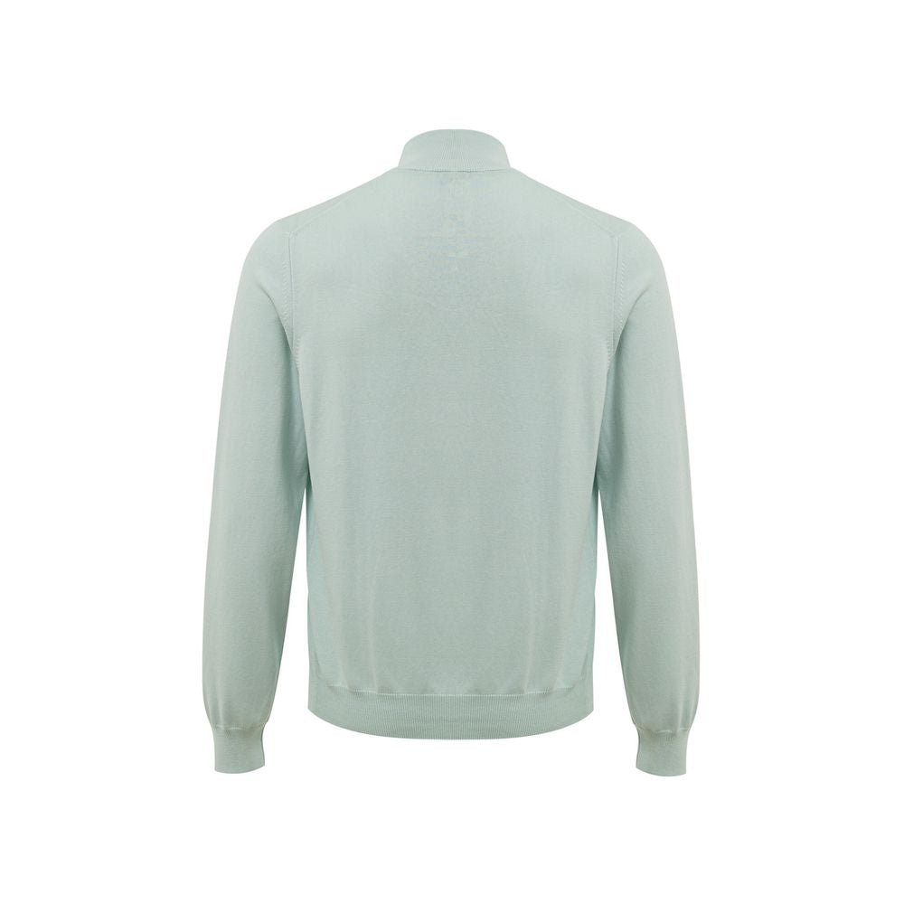 Gran Sasso Blue Cotton T-Shirt