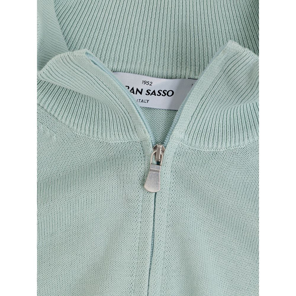 Gran Sasso Blue Cotton T-Shirt