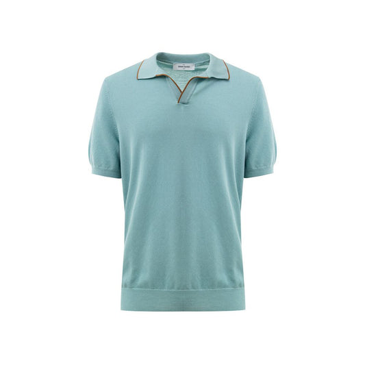 Gran Sasso Green Cotton Polo Shirt