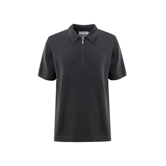 Gran Sasso Gray Cotton Polo Shirt