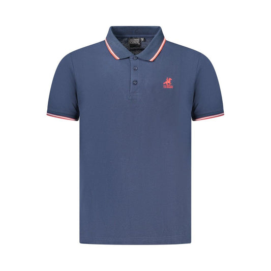 U.S. Grand Polo Blue Cotton Men Polo Shirt
