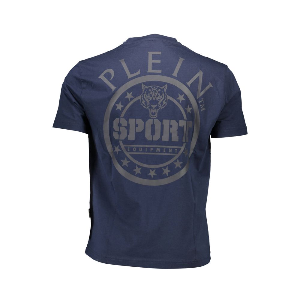 Plein Sport Blue Cotton T-Shirt