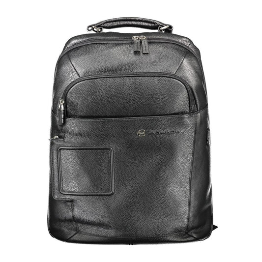 Piquadro Black Nylon Backpack