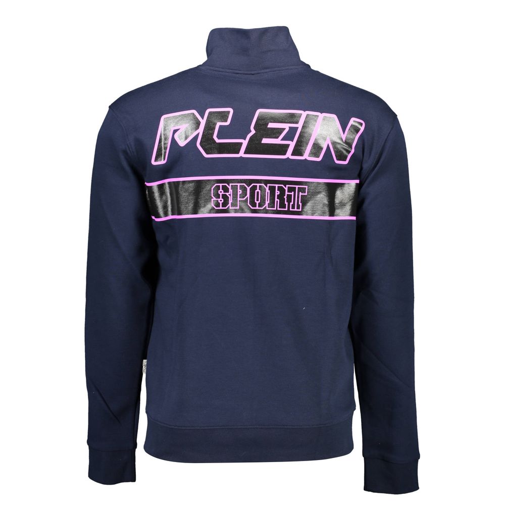 Plein Sport Blue Cotton Sweater