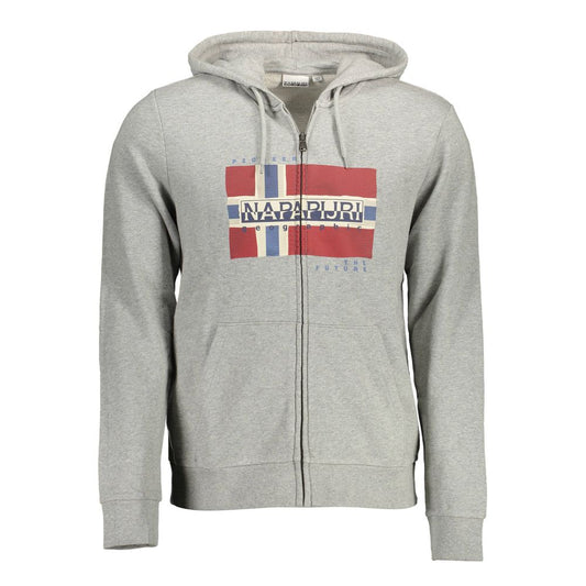 Napapijri Gray Cotton Sweater