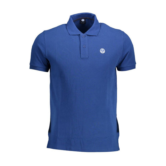 North Sails Blue Cotton Polo Shirt