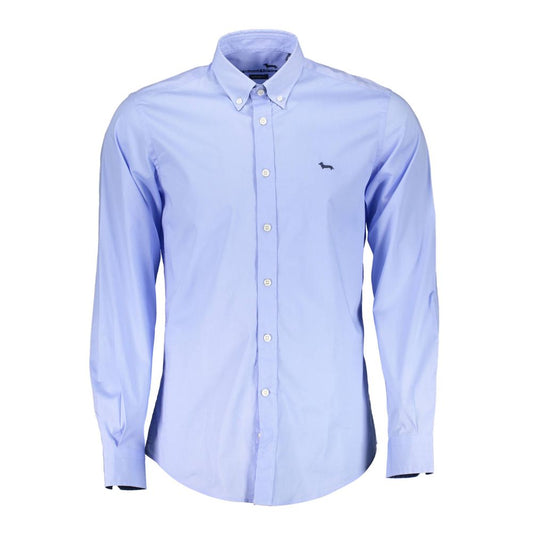 Harmont & Blaine Blue Cotton Shirt