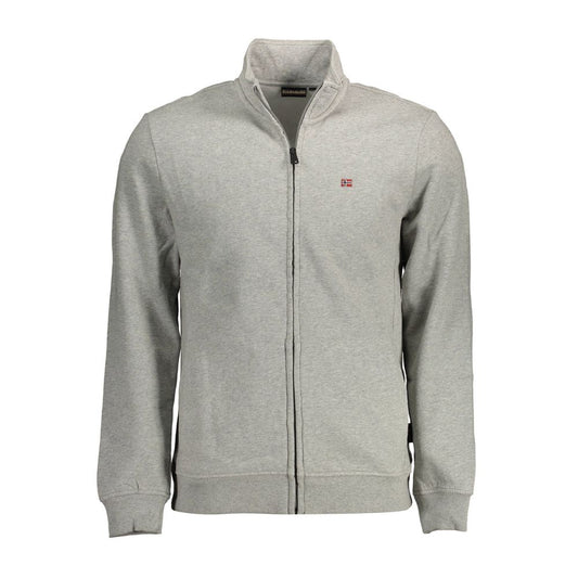 Napapijri Gray Cotton Sweater