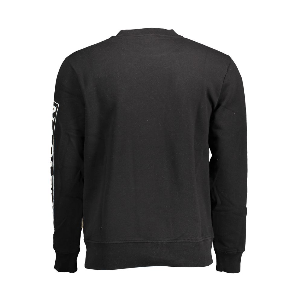Napapijri Black Cotton Sweater