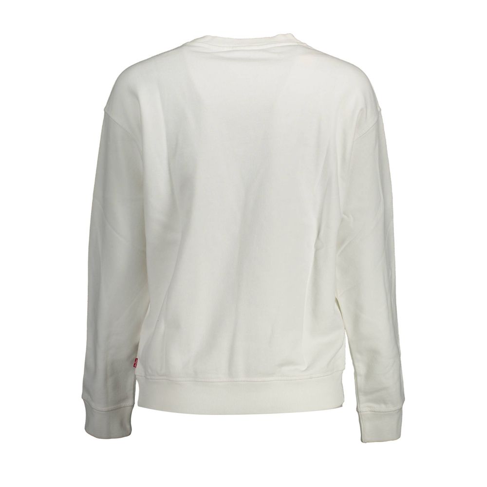 Levi's White Cotton Sweater