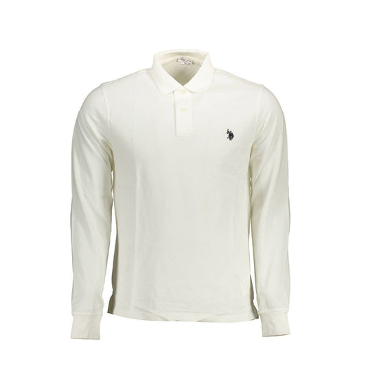 U.S. POLO ASSN. White Cotton Polo Shirt