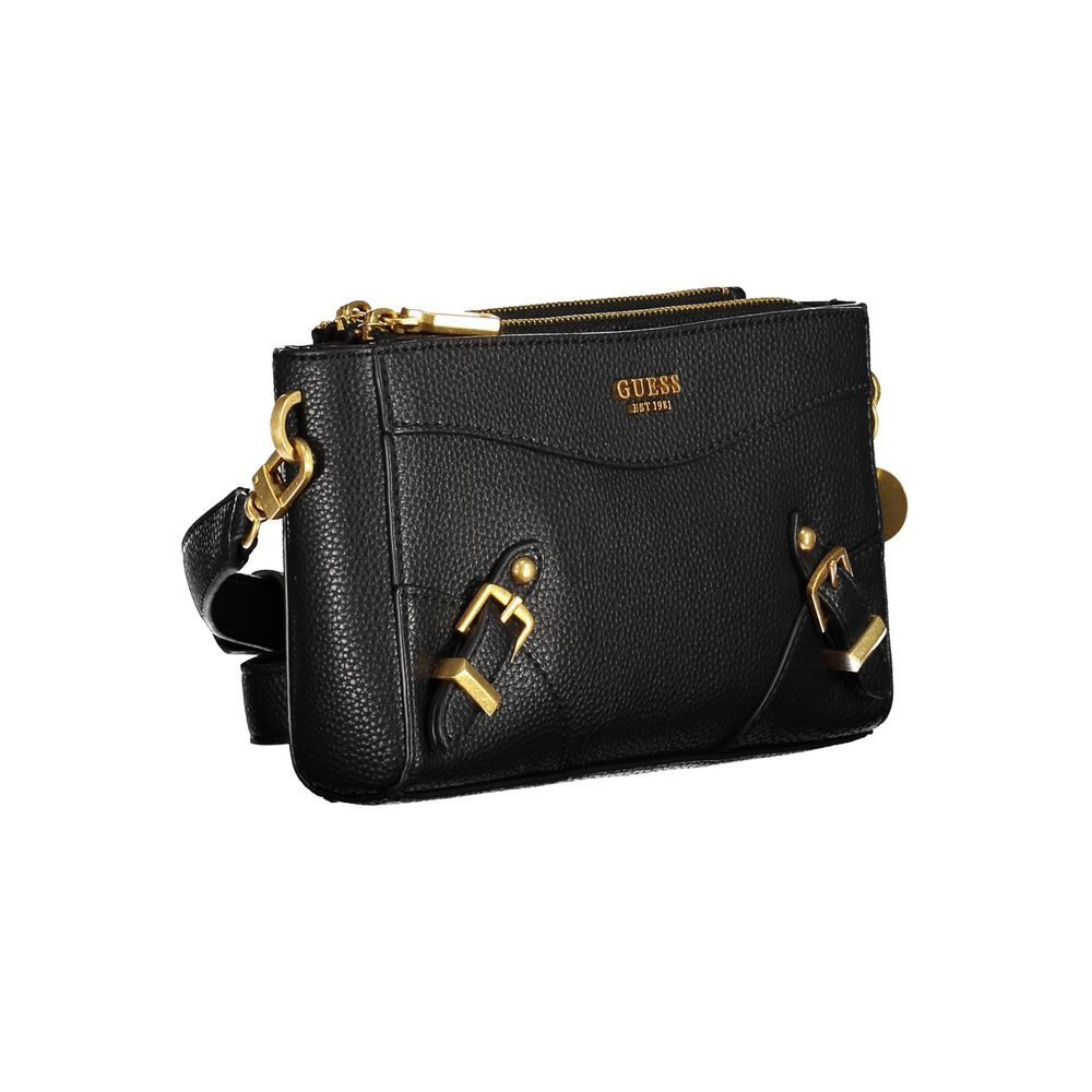Guess Jeans Black Polyethylene Handbag