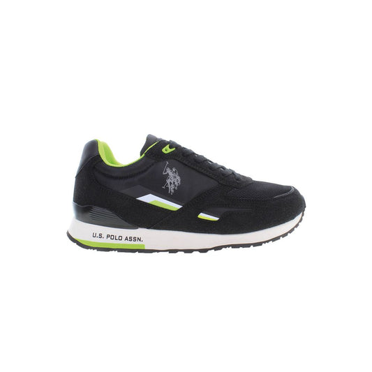 U.S. POLO ASSN. Black Polyester Sneaker
