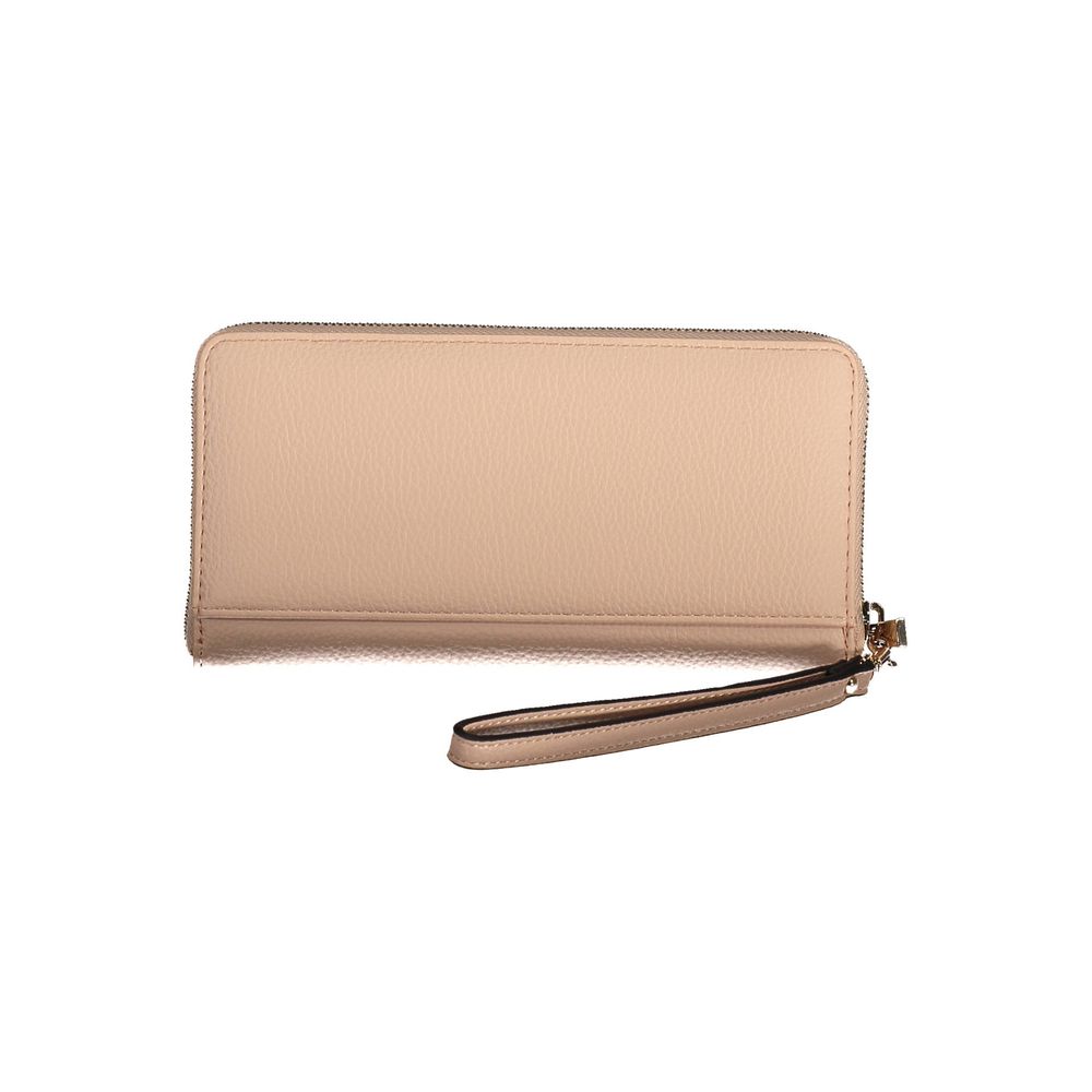 Guess Jeans Pink Polyethylene Wallet