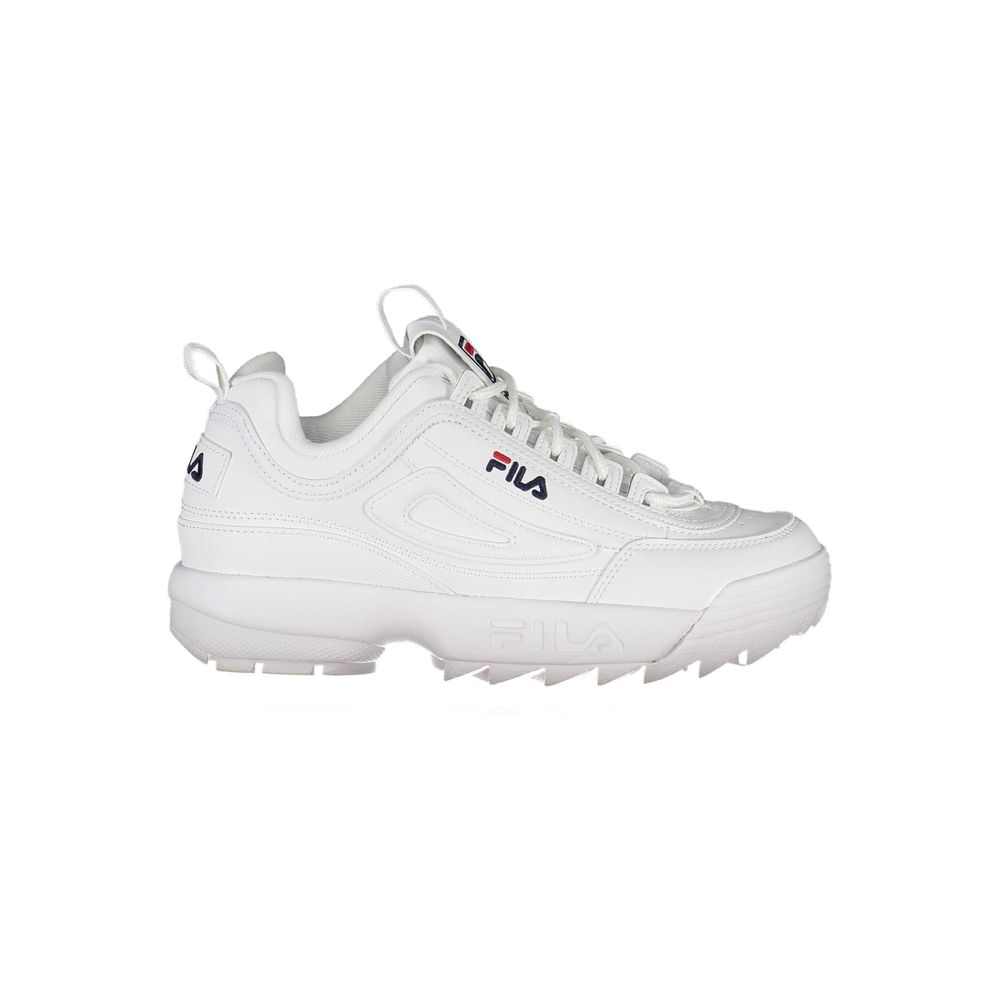 Fila White Polyester Sneaker