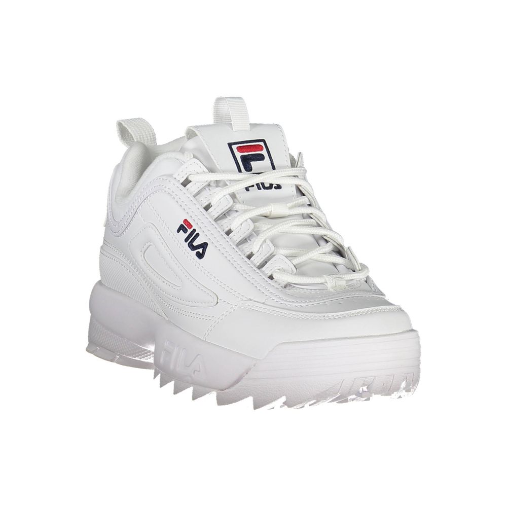 Fila White Polyester Sneaker