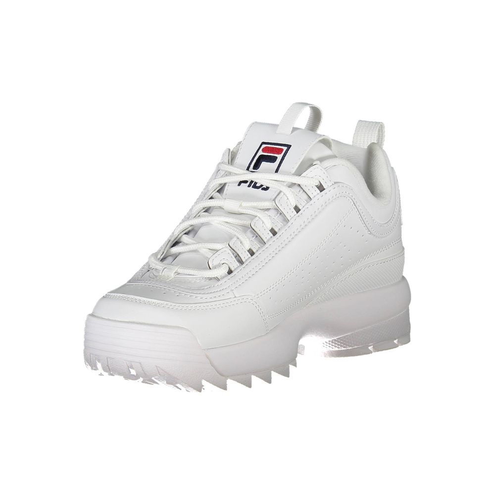 Fila White Polyester Sneaker