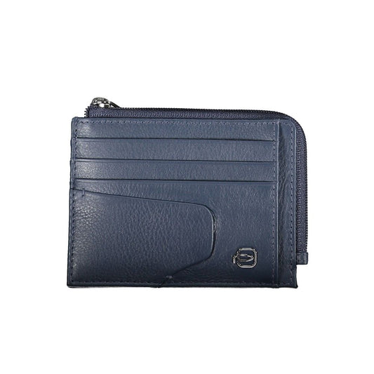 Piquadro Blue Leather Wallet