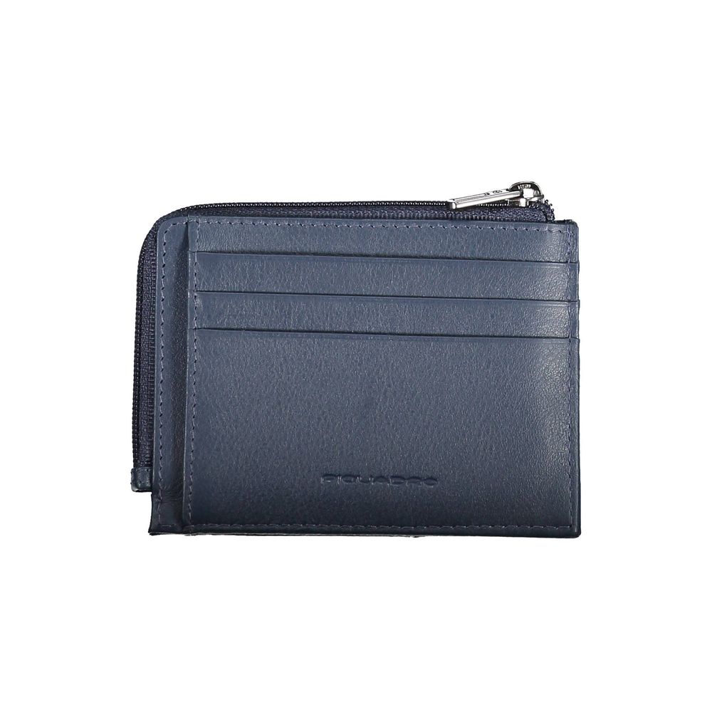 Piquadro Blue Leather Wallet