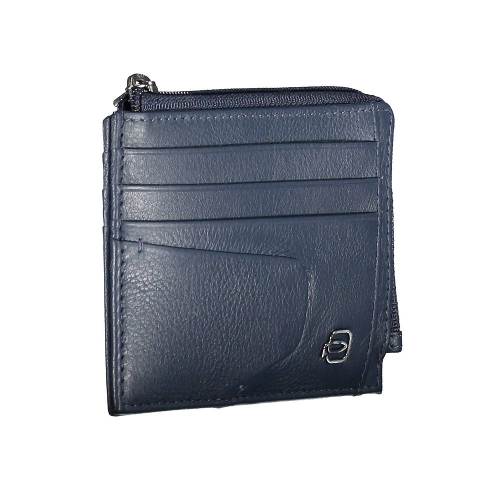 Piquadro Blue Leather Wallet
