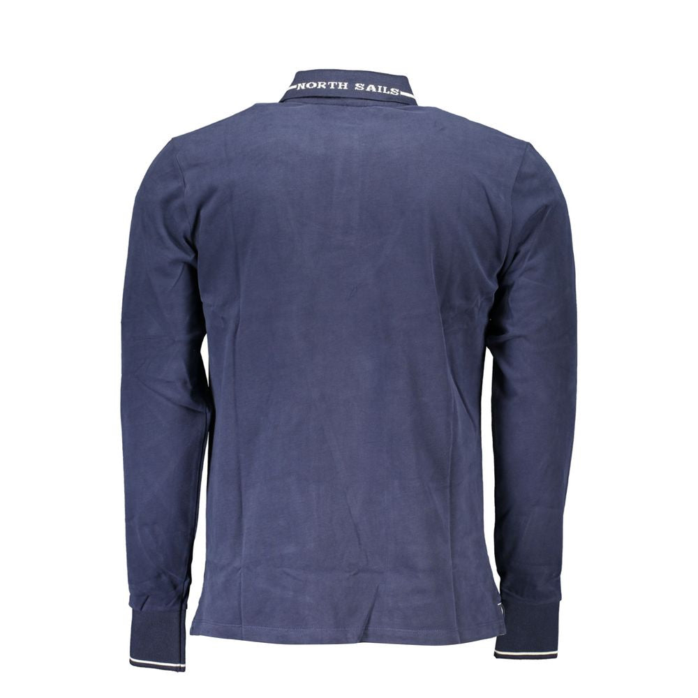 North Sails Blue Cotton Polo Shirt