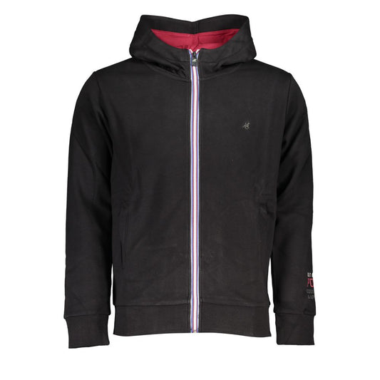 U.S. Grand Polo Black Cotton Sweater