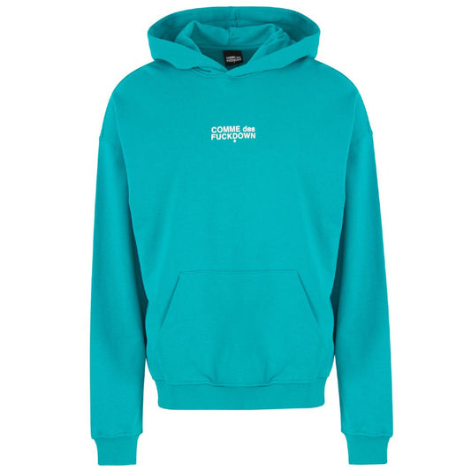 Comme Des Fuckdown Green Cotton Sweater