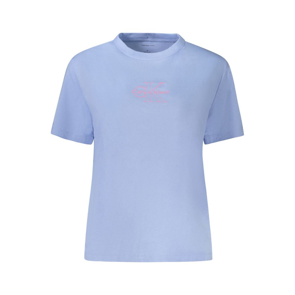Calvin Klein Blue Cotton Tops & T-Shirt