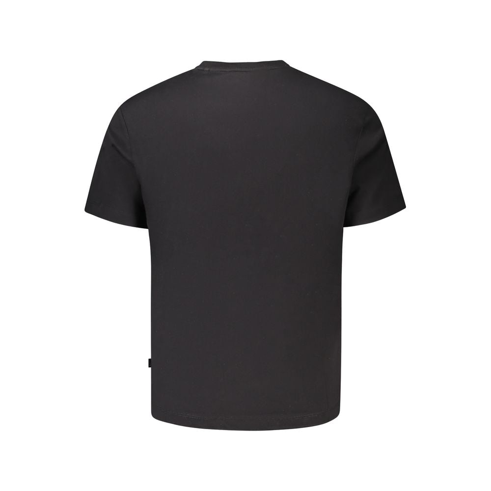 Guess Jeans Black Cotton T-Shirt