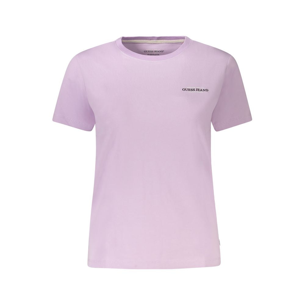 Guess Jeans Purple Cotton Tops & T-Shirt